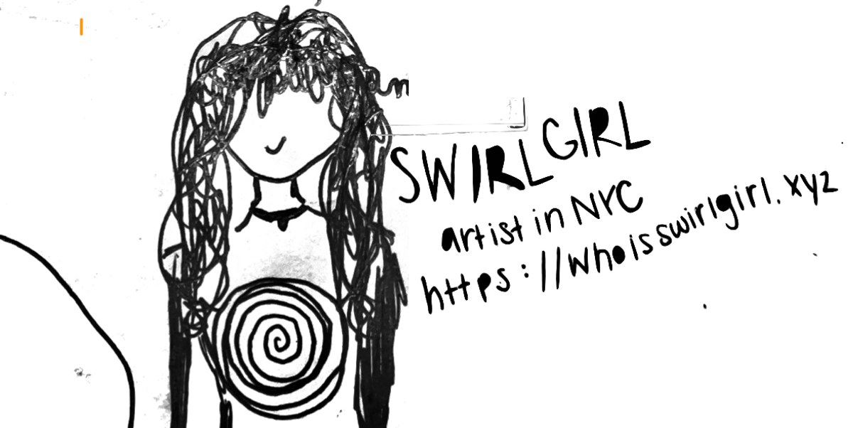 Swirl Girl, artist in NYC